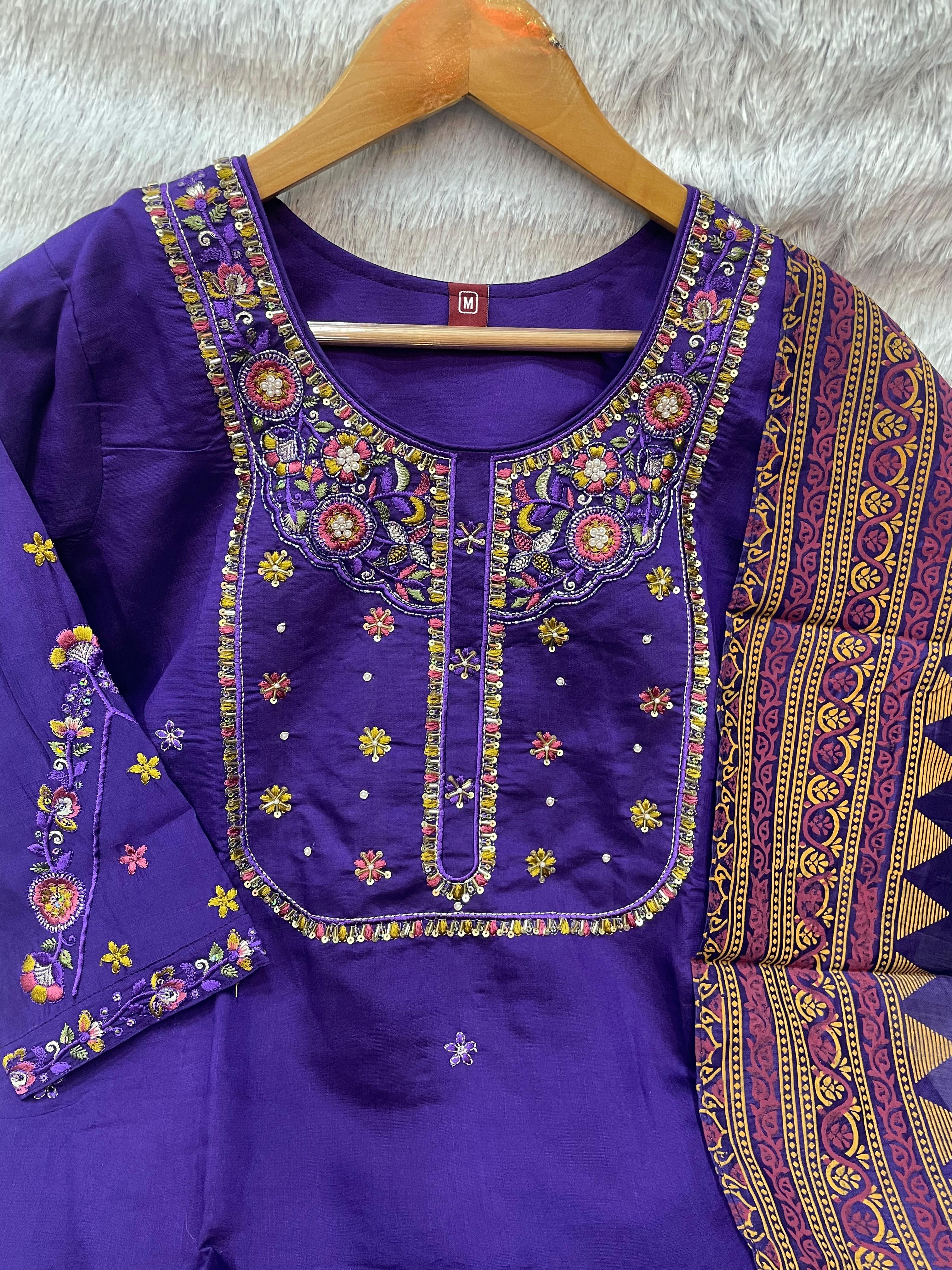 Designer Kurta Set (Stitched)
