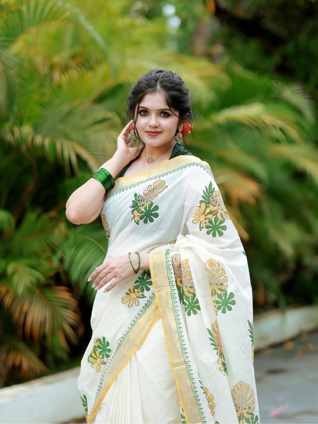 Soft Linen Saree