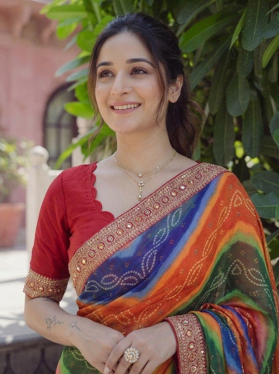 Savan Bandhej Sarees