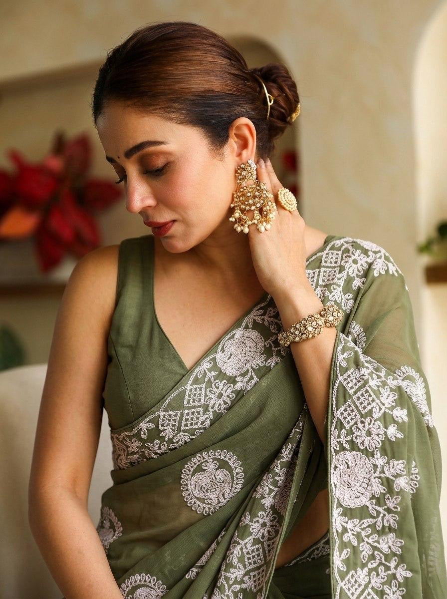 Soft Premium Georgette Saree