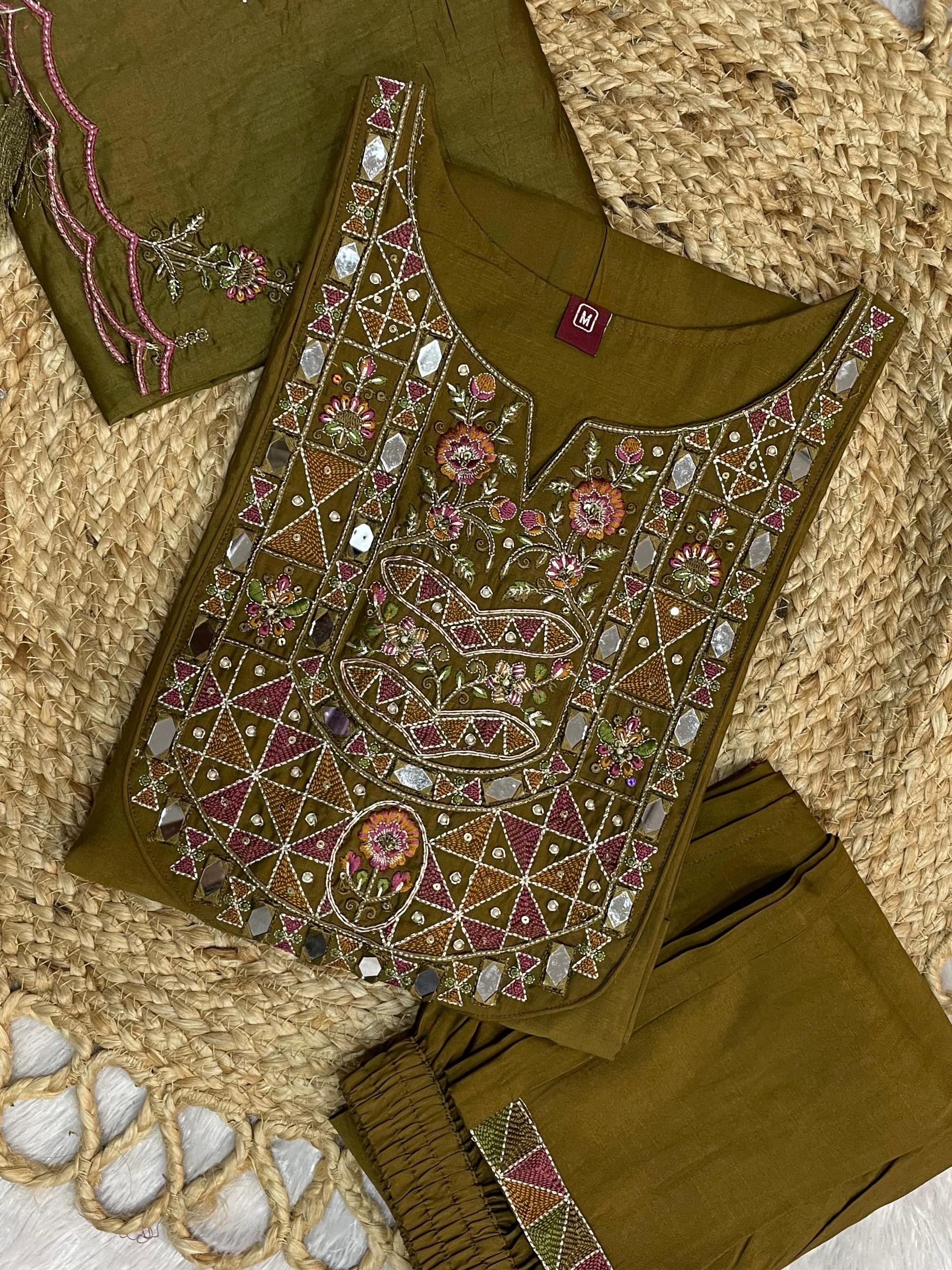 Designer Kurta Set (Stitched)