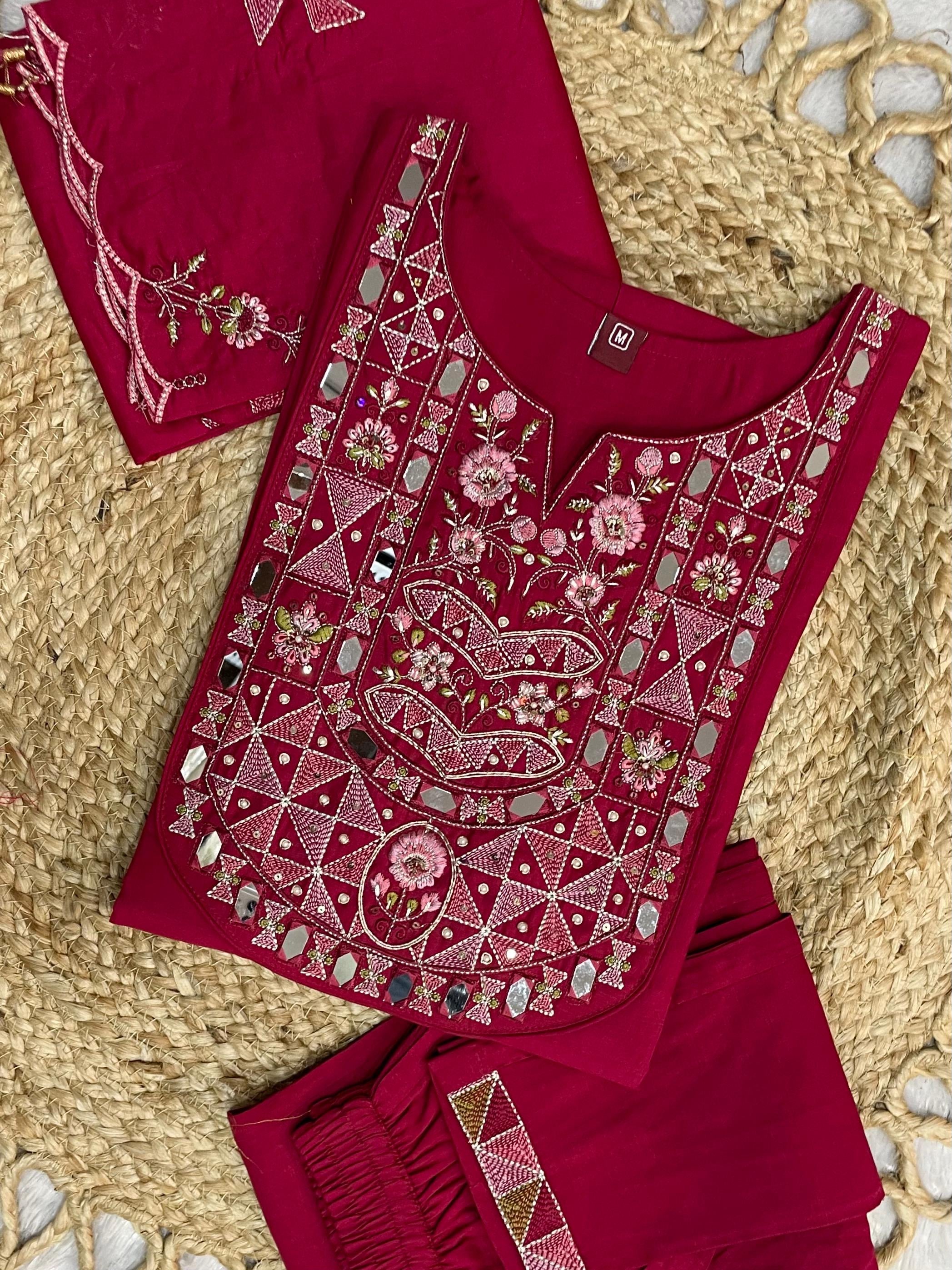 Designer Kurta Set (Stitched)