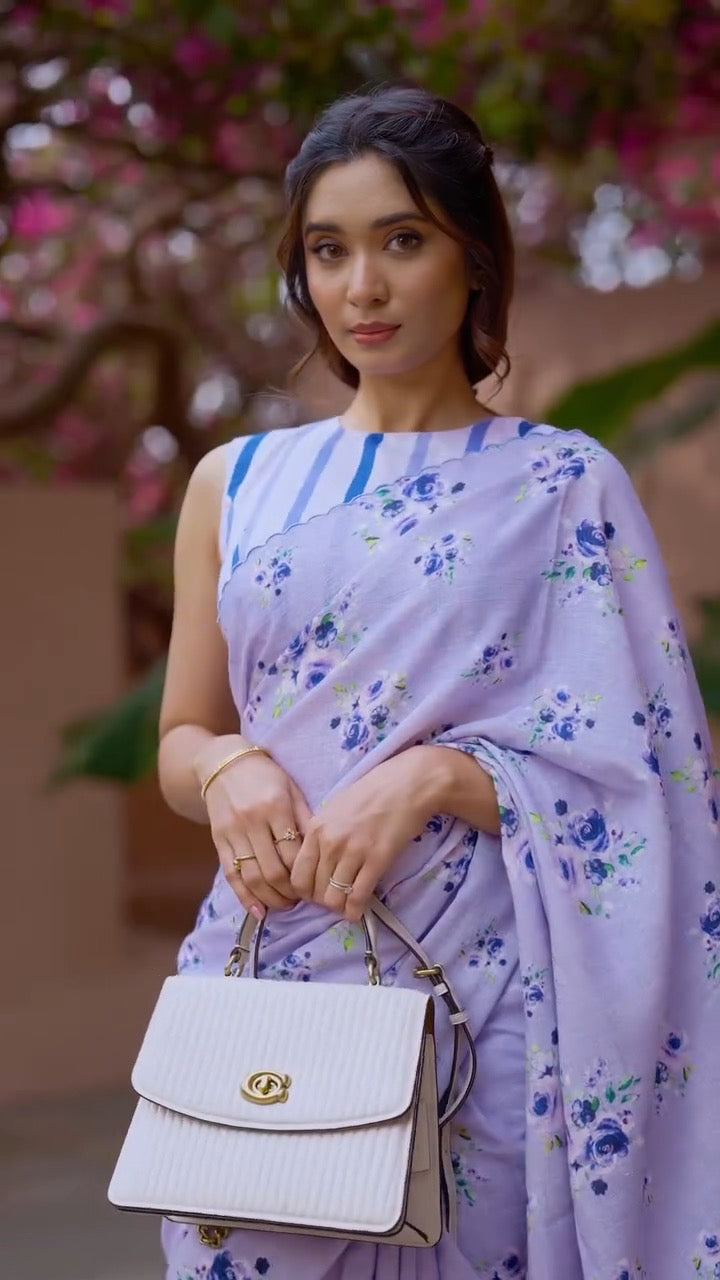 Soft Linen Saree