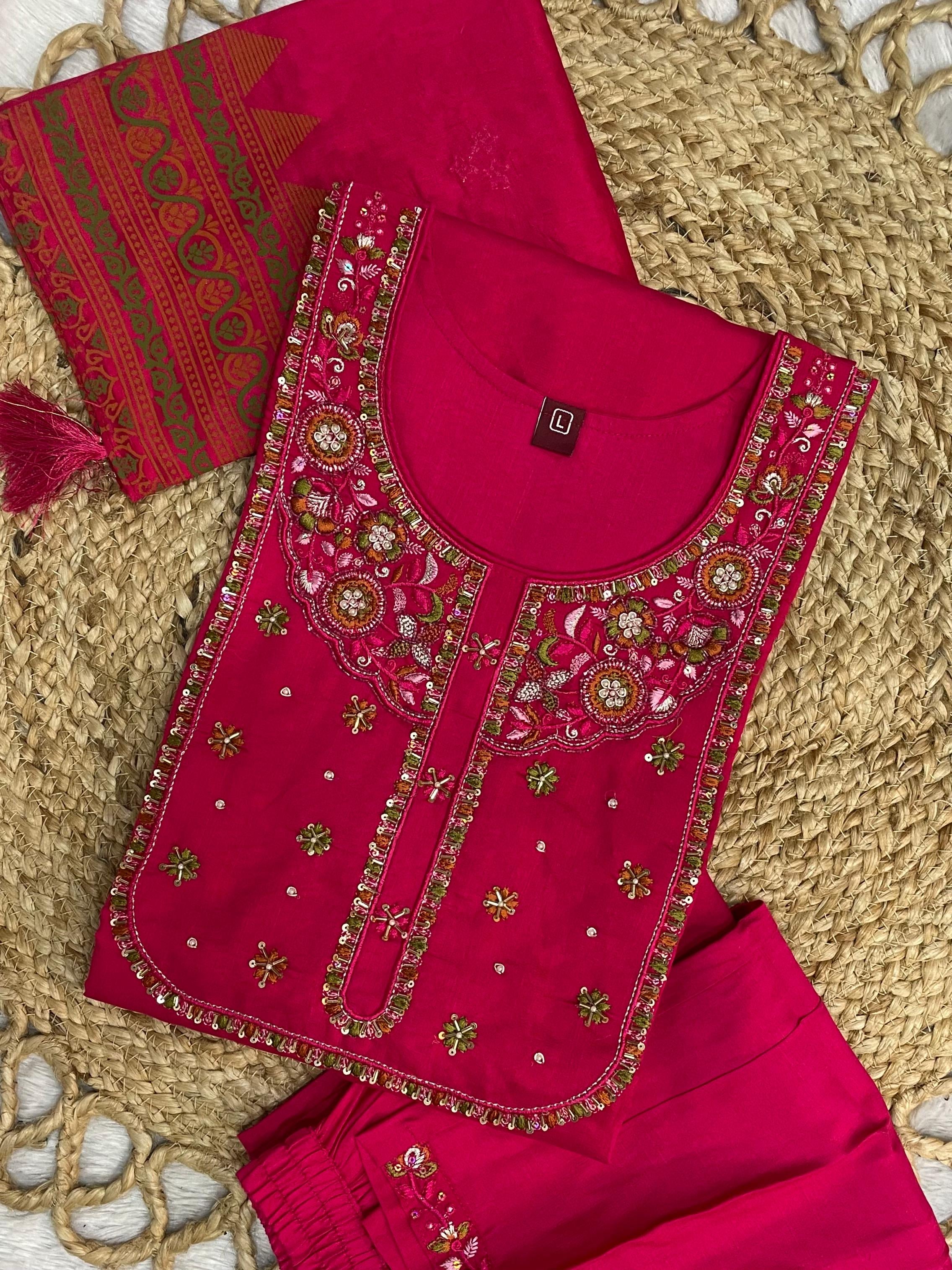 Designer Kurta Set (Stitched)