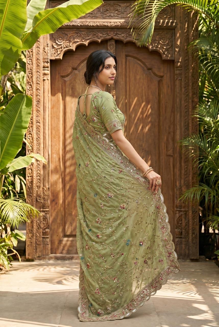 Party Wear Soft Georgette
