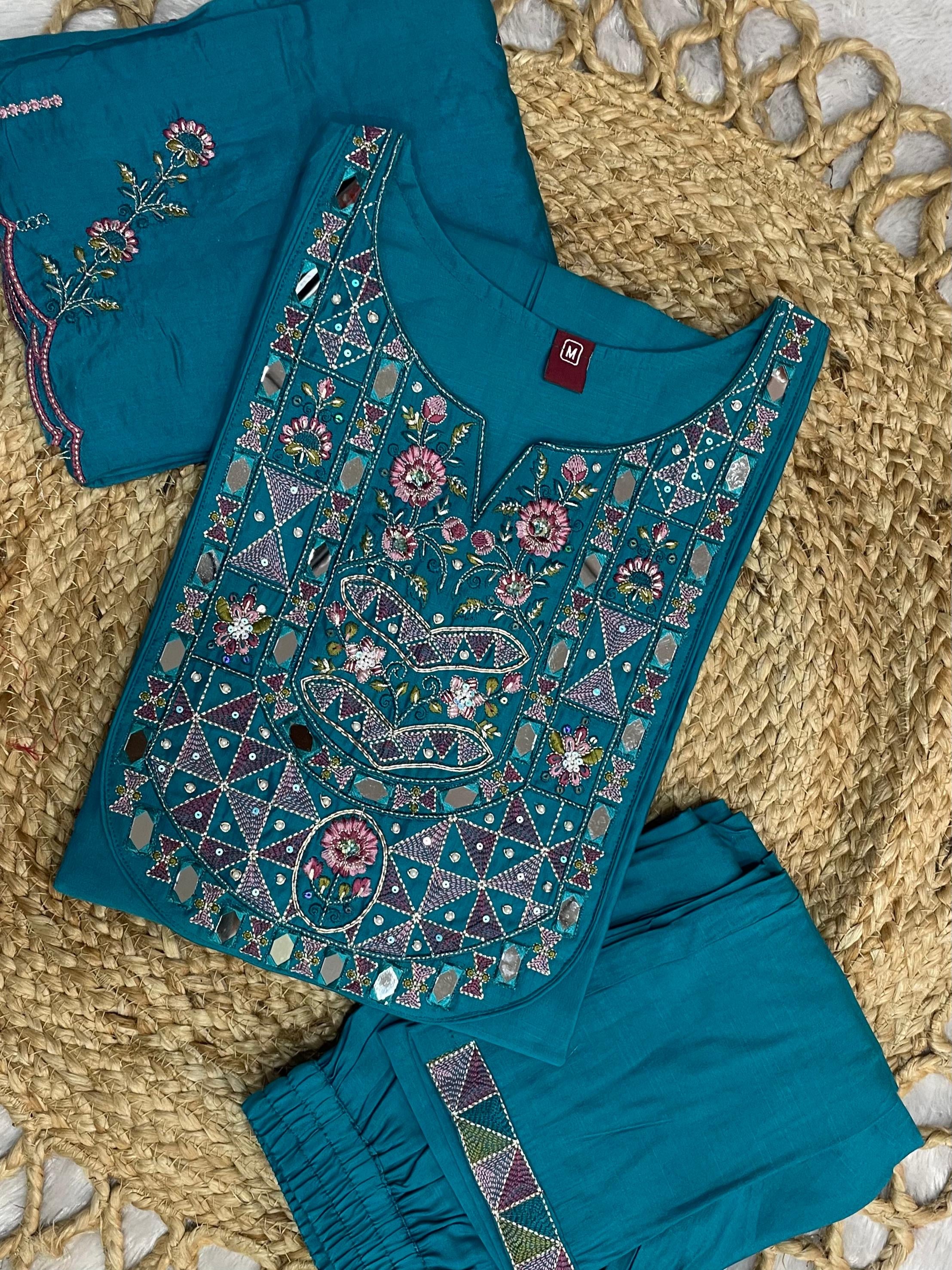 Designer Kurta Set (Stitched)