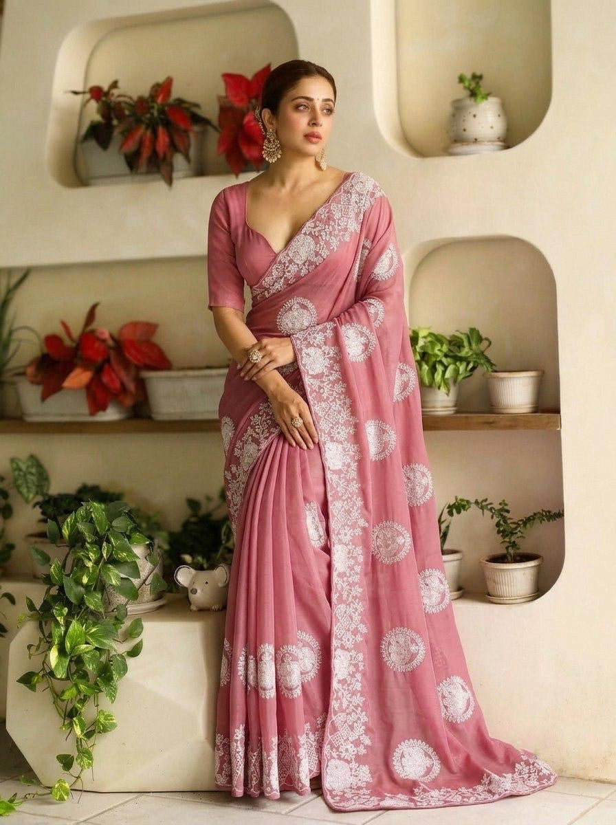 Soft Premium Georgette Saree