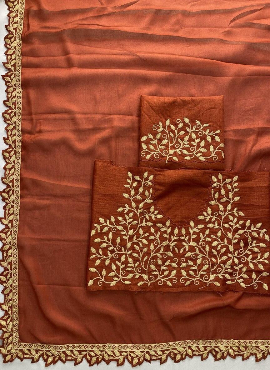 Party Wear Soft Rangoli Silk
