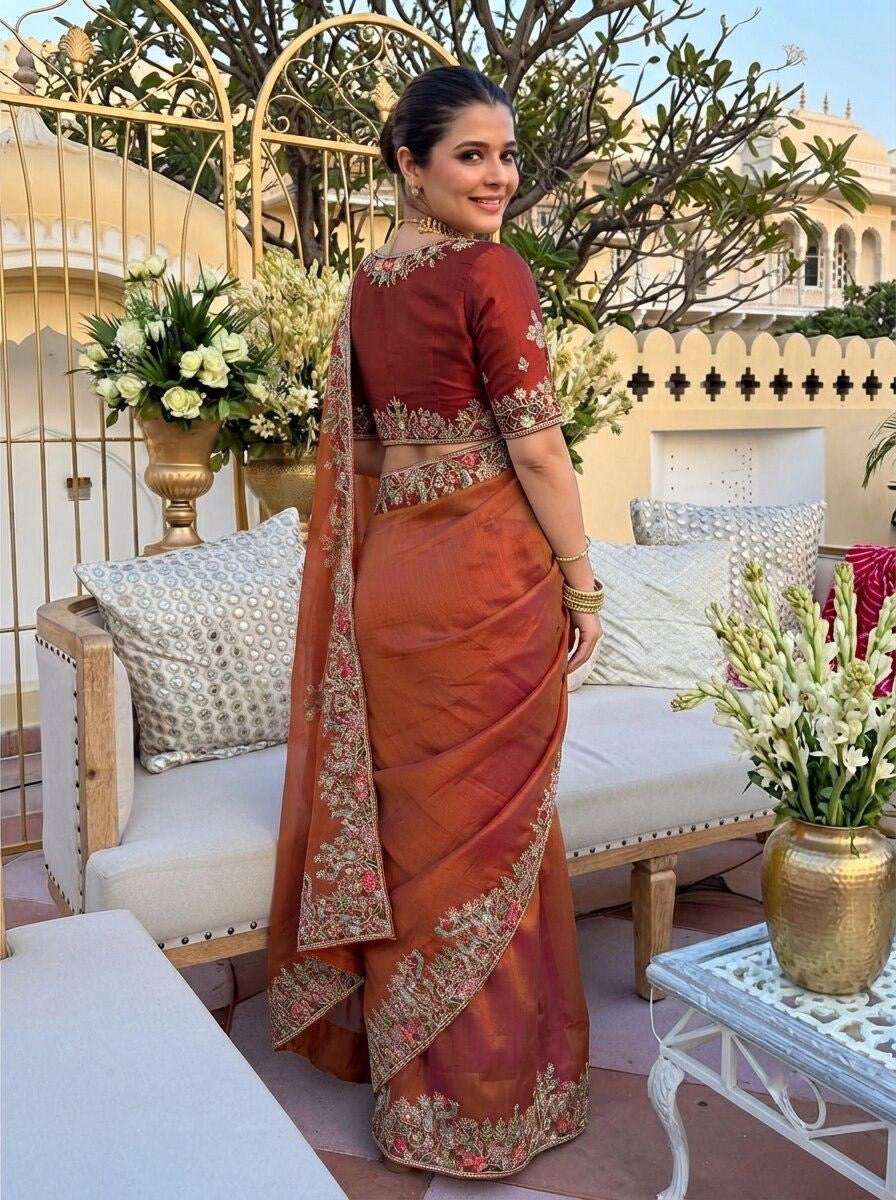 Party Wear Soft Satin Silk