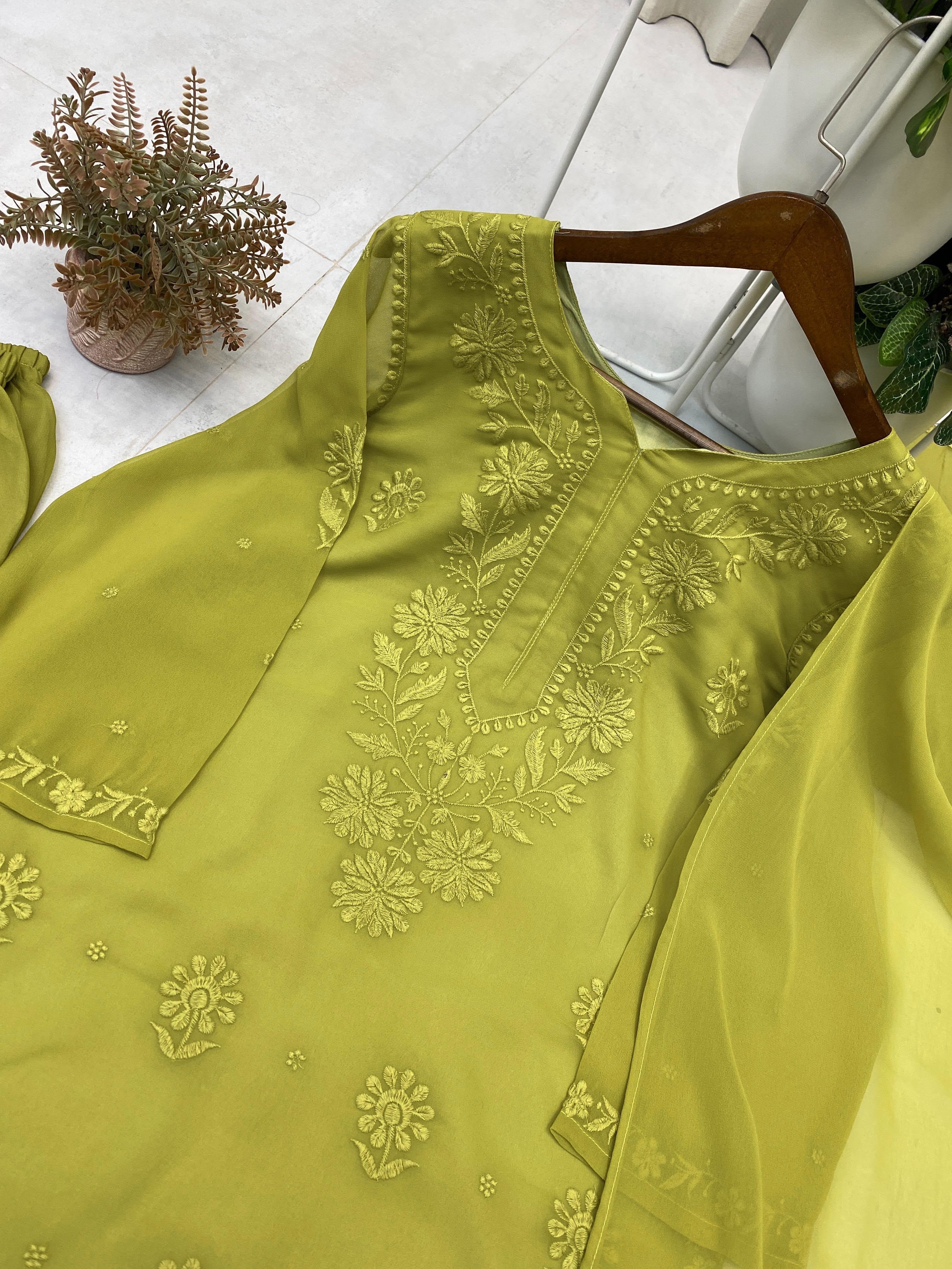 Georgette suit