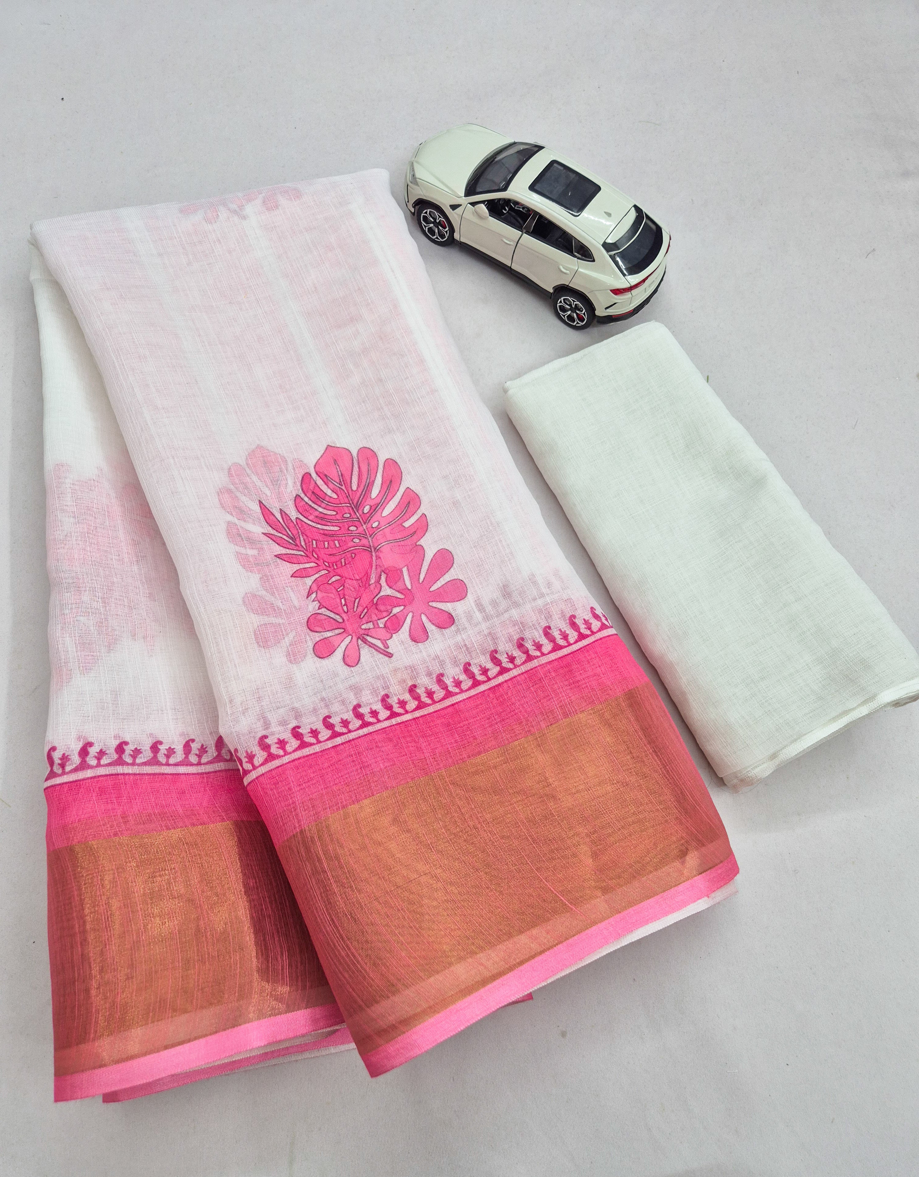 Soft Linen Saree