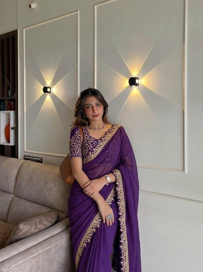 Party Wear Soft Rangoli Silk
