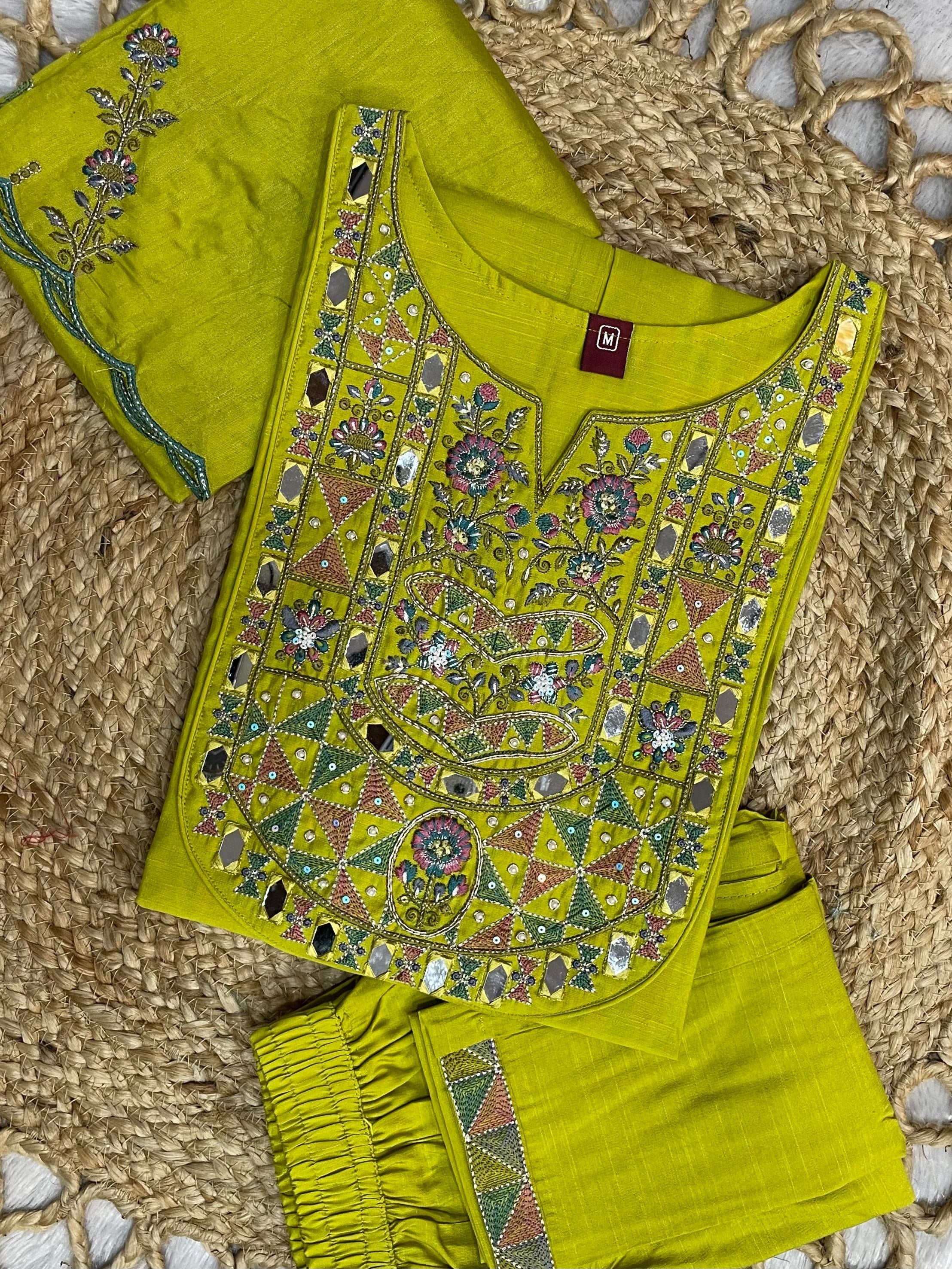 Designer Kurta Set (Stitched)
