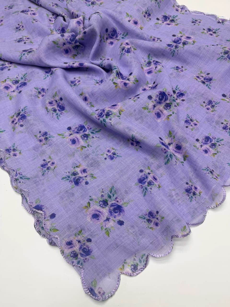 Soft Linen Saree