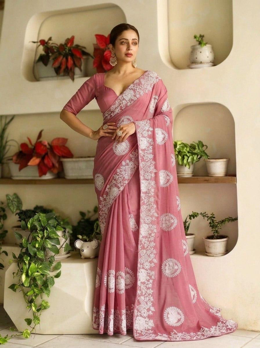 Soft Premium Georgette Saree