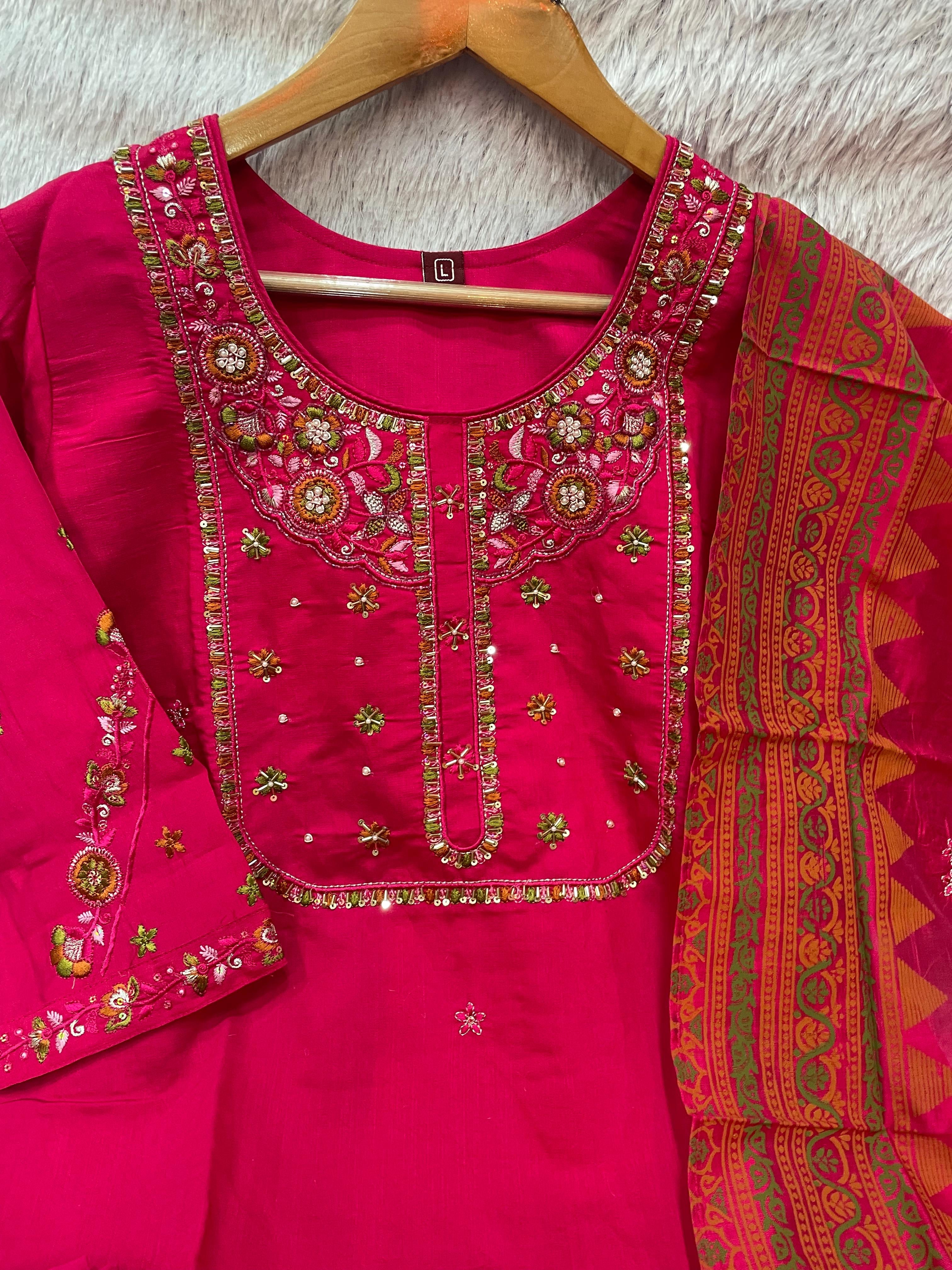 Designer Kurta Set (Stitched)