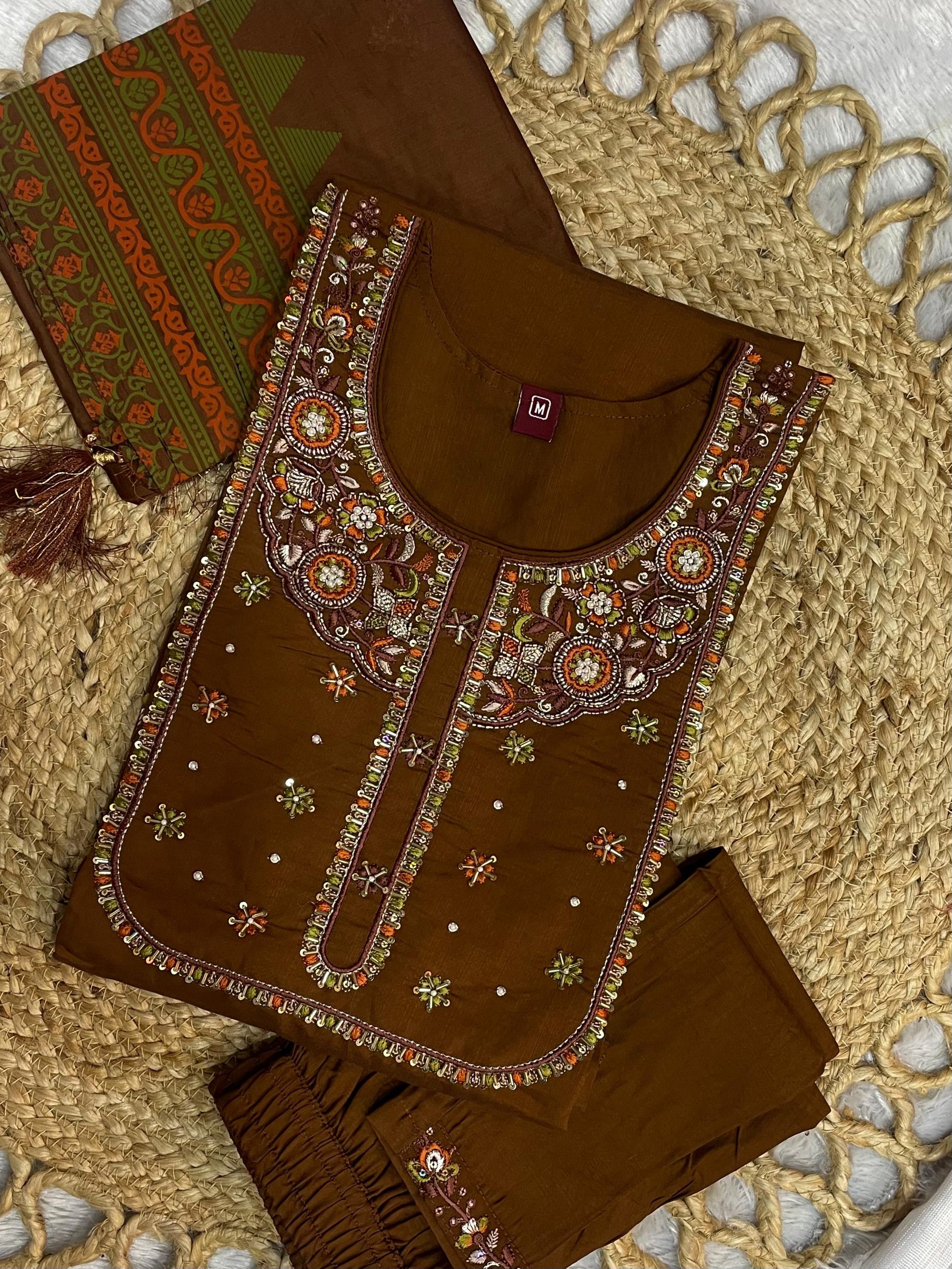 Designer Kurta Set (Stitched)