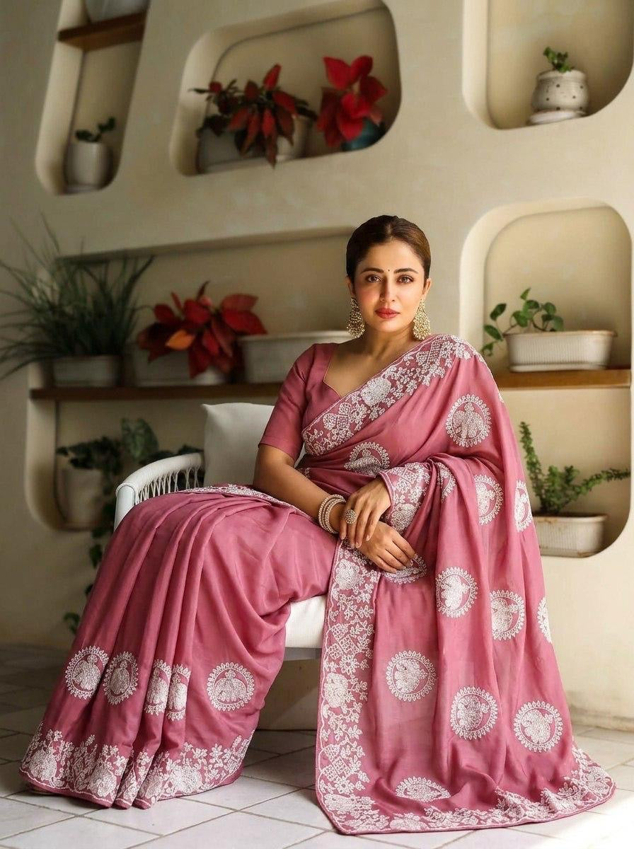 Soft Premium Georgette Saree