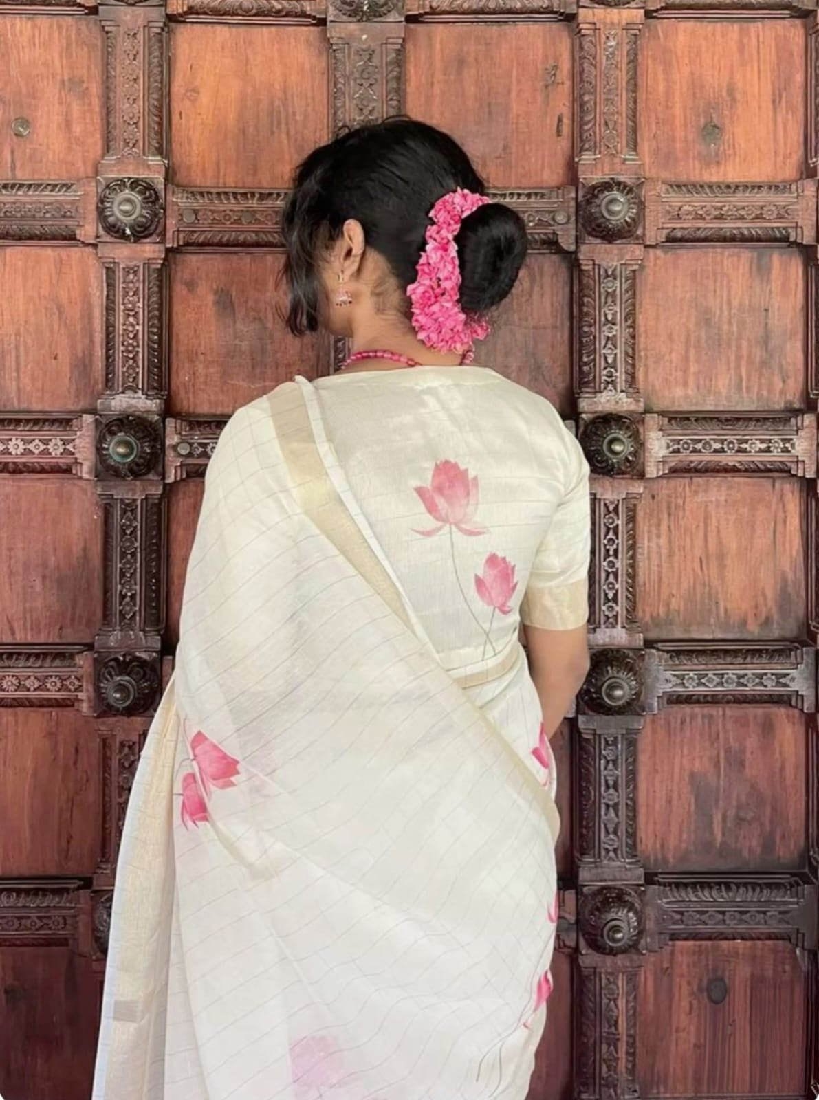 Linen Saree