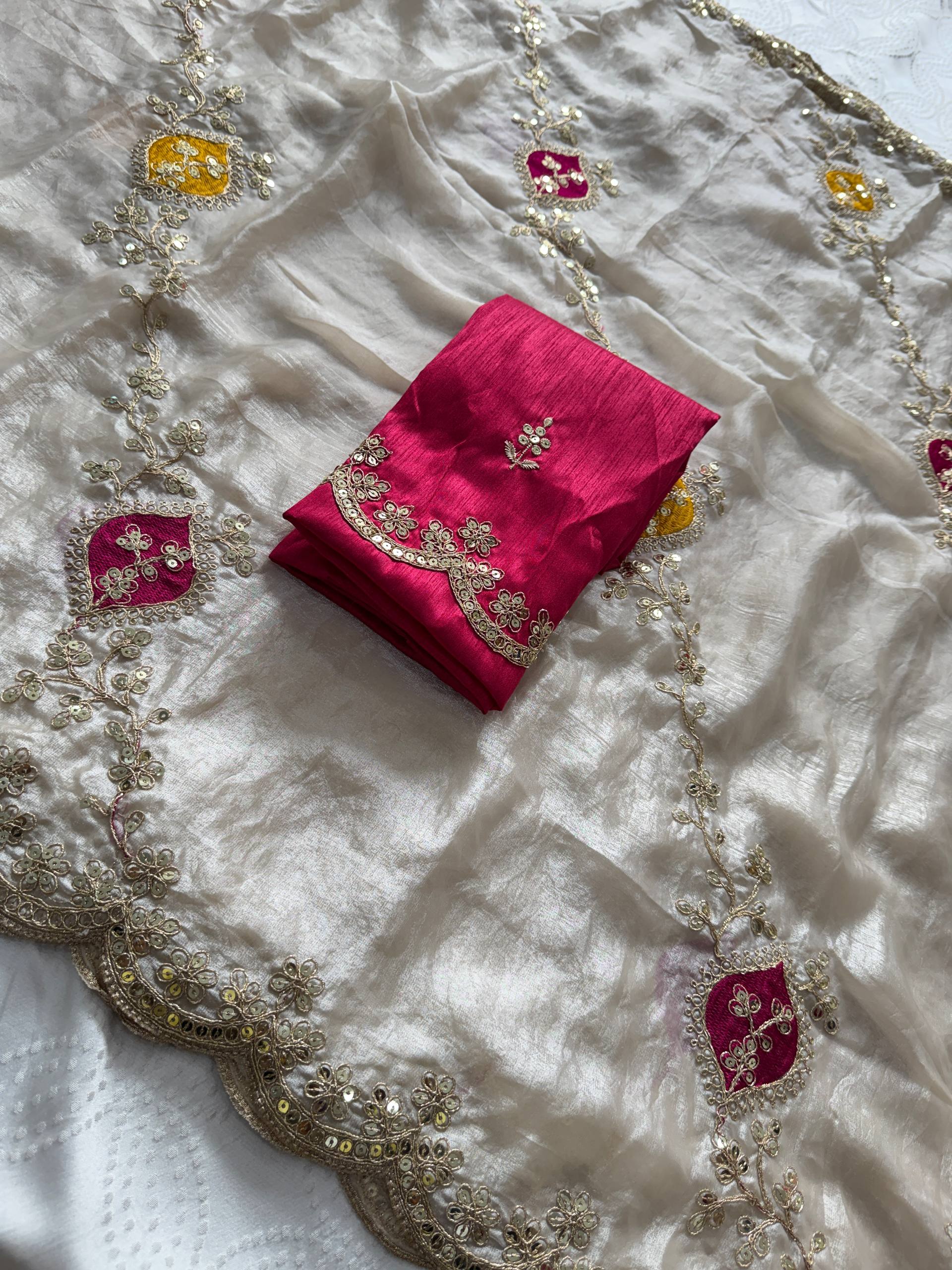 Party Wear Soft Satin silk Saree