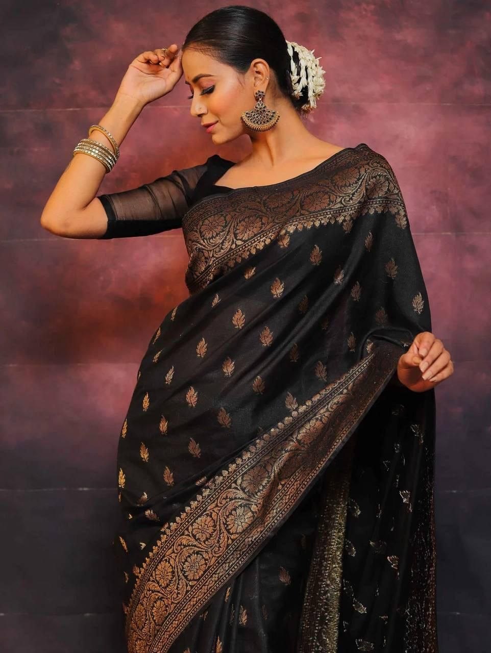 Premium Finish Lichi Silk Saree