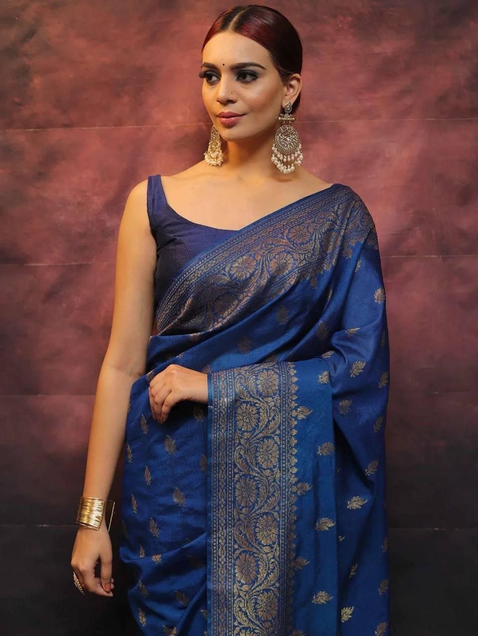 Premium Finish Lichi Silk Saree