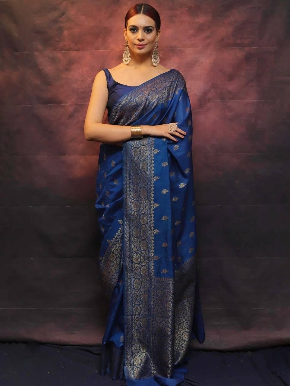 Premium Finish Lichi Silk Saree