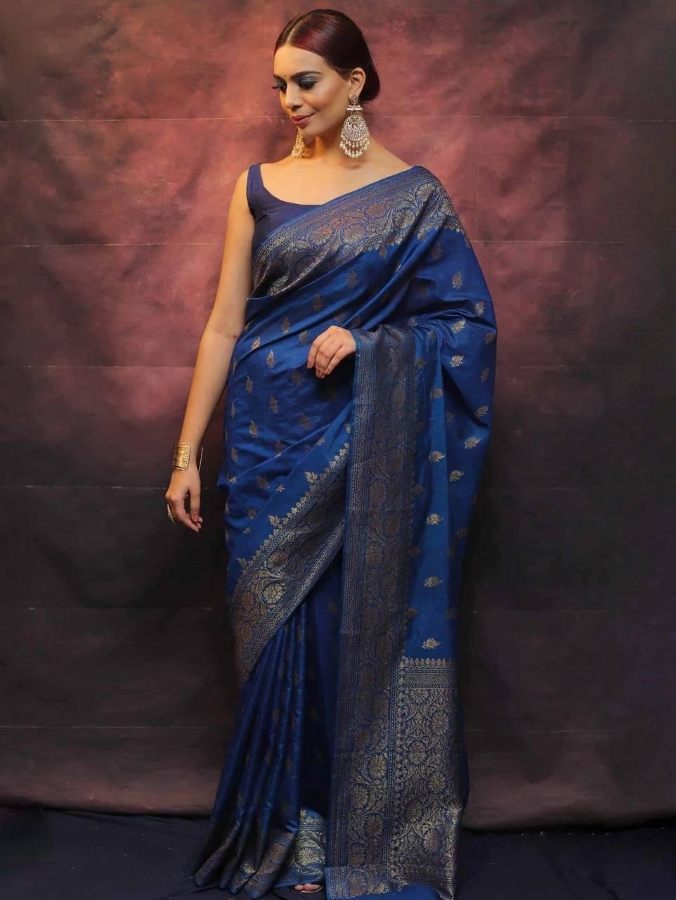 Premium Finish Lichi Silk Saree