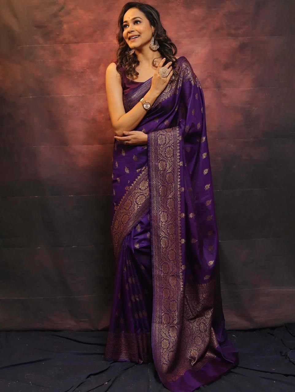 Premium Finish Lichi Silk Saree