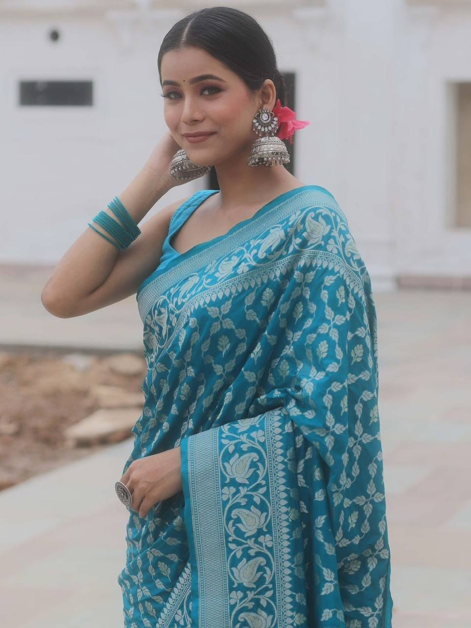 Soft Lichi Silk Saree