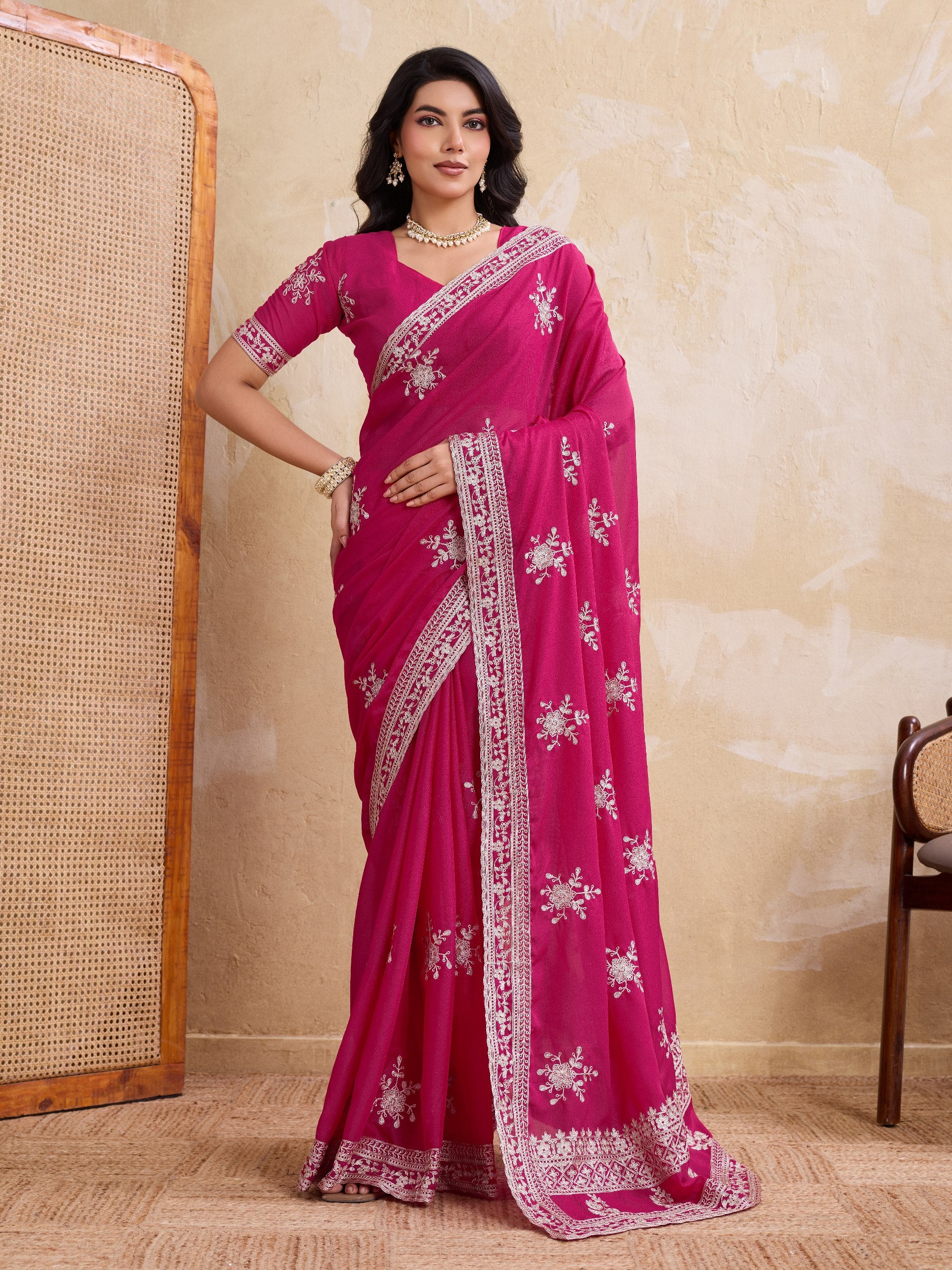 Party Wear Soft Georgette Saree