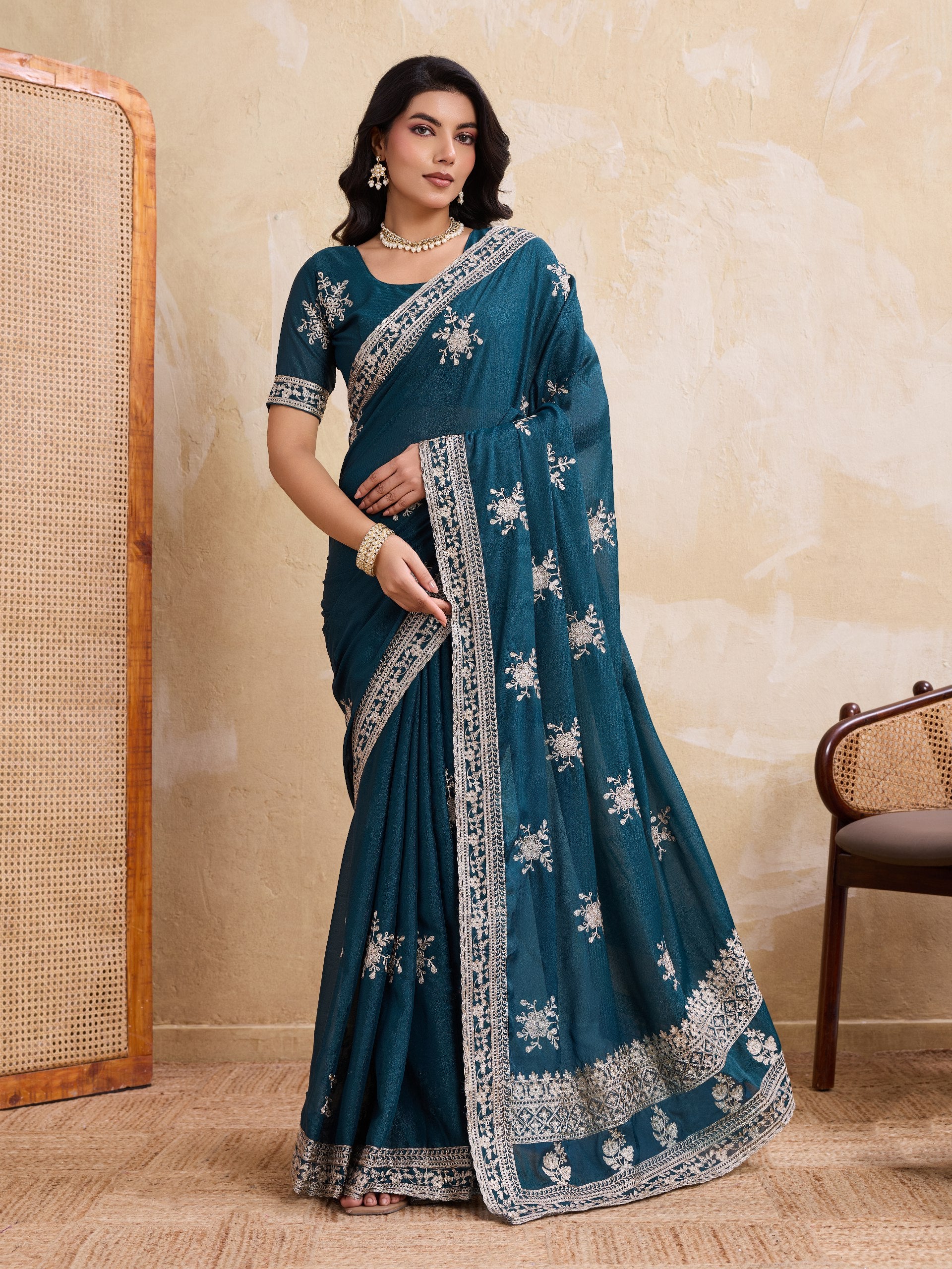 Party Wear Soft Georgette Saree
