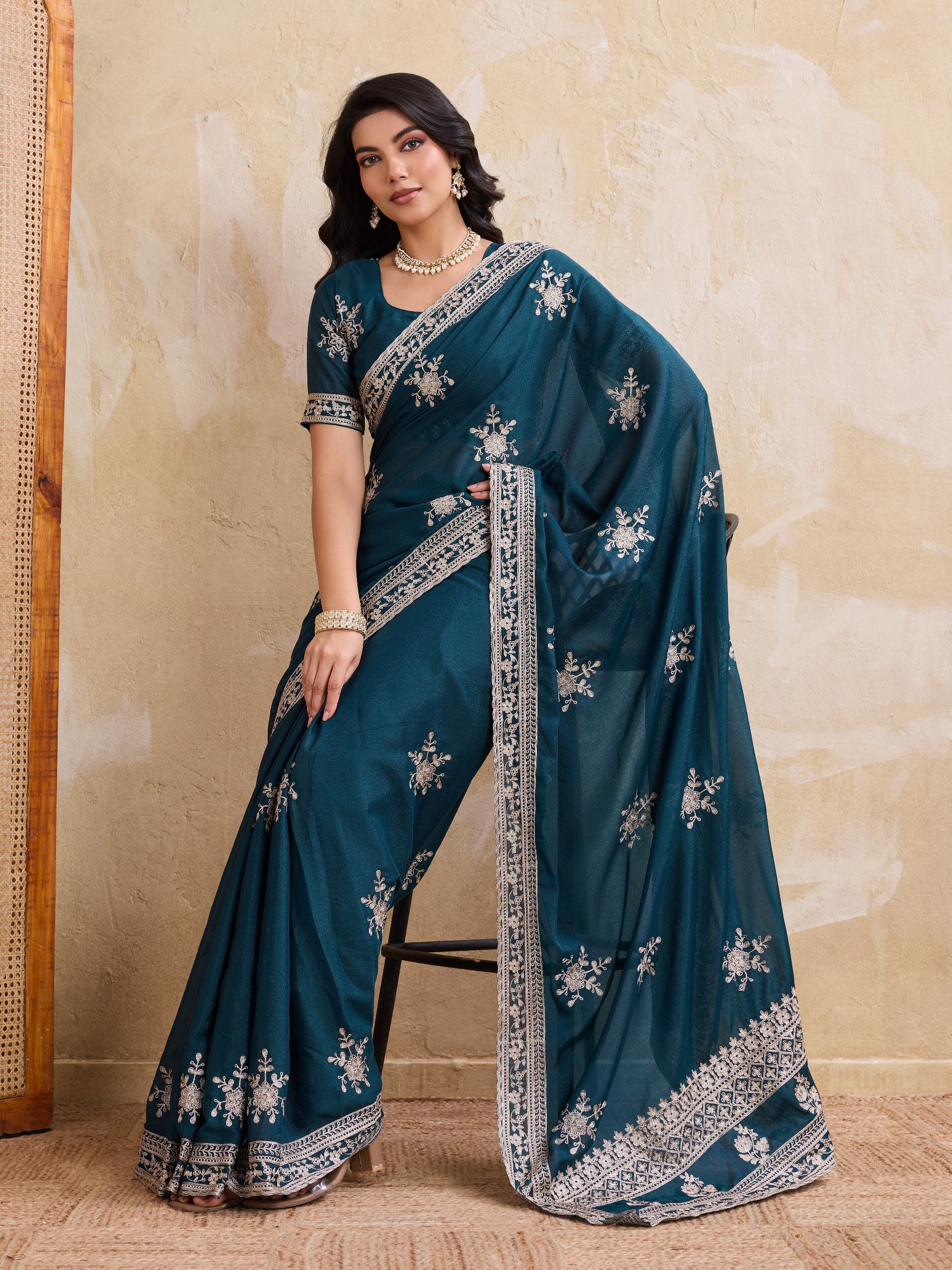 Party Wear Soft Georgette Saree