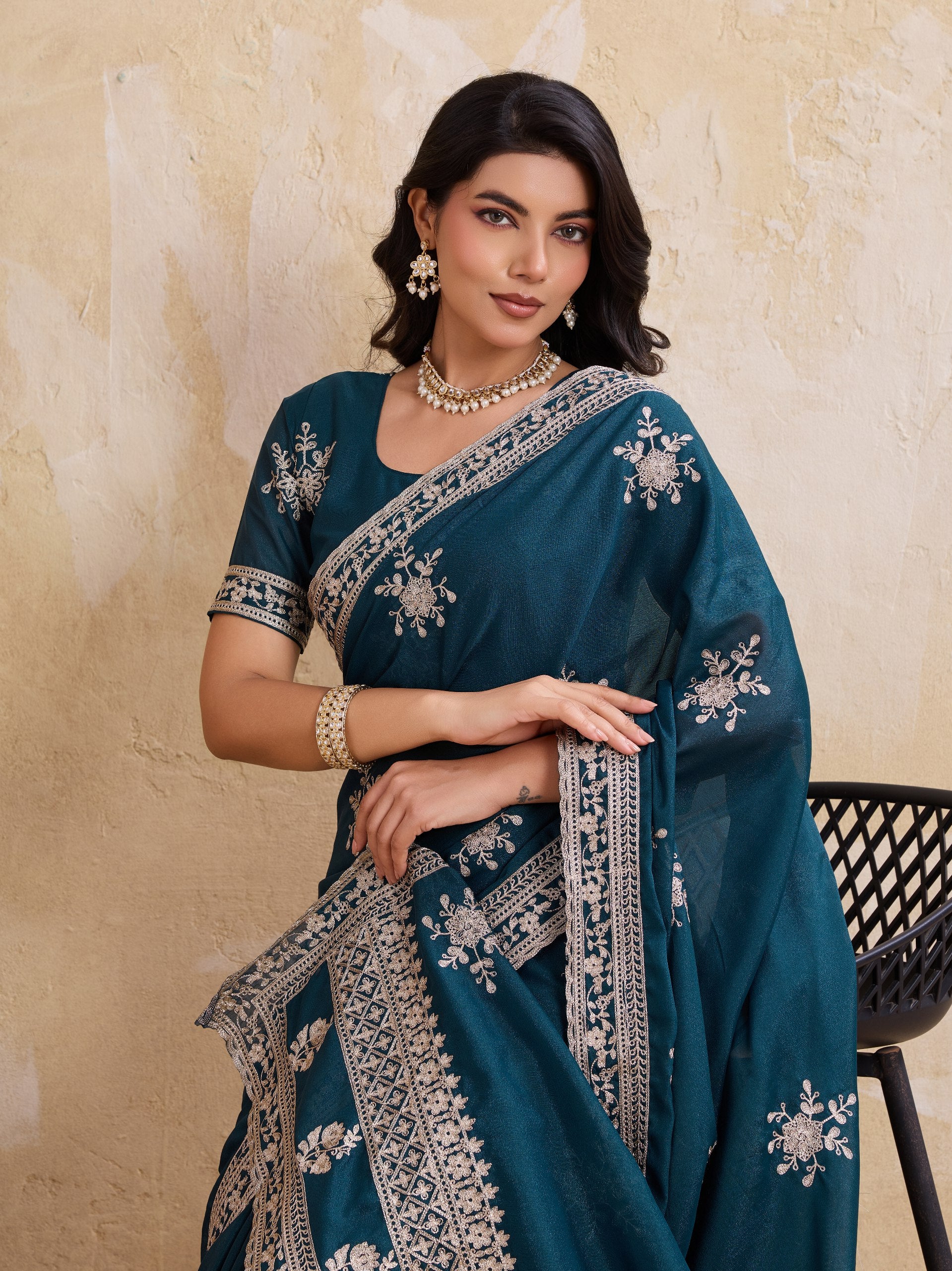 Party Wear Soft Georgette Saree