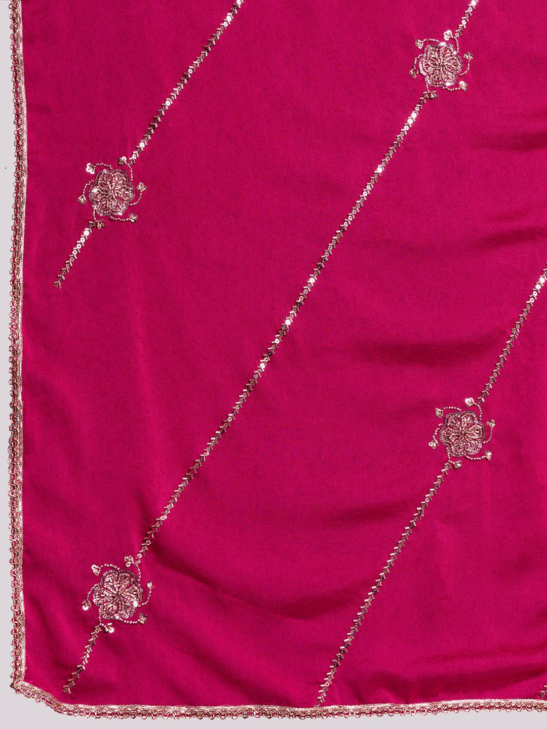 Party Wear Crush Silk Saree