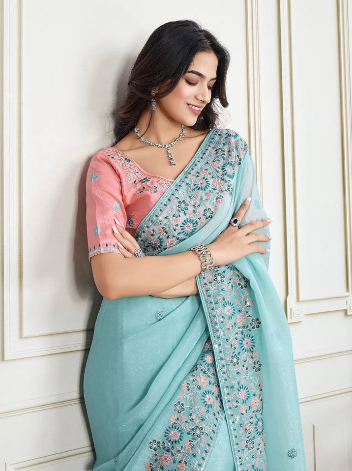 Wedding Wear Georgette Saree
