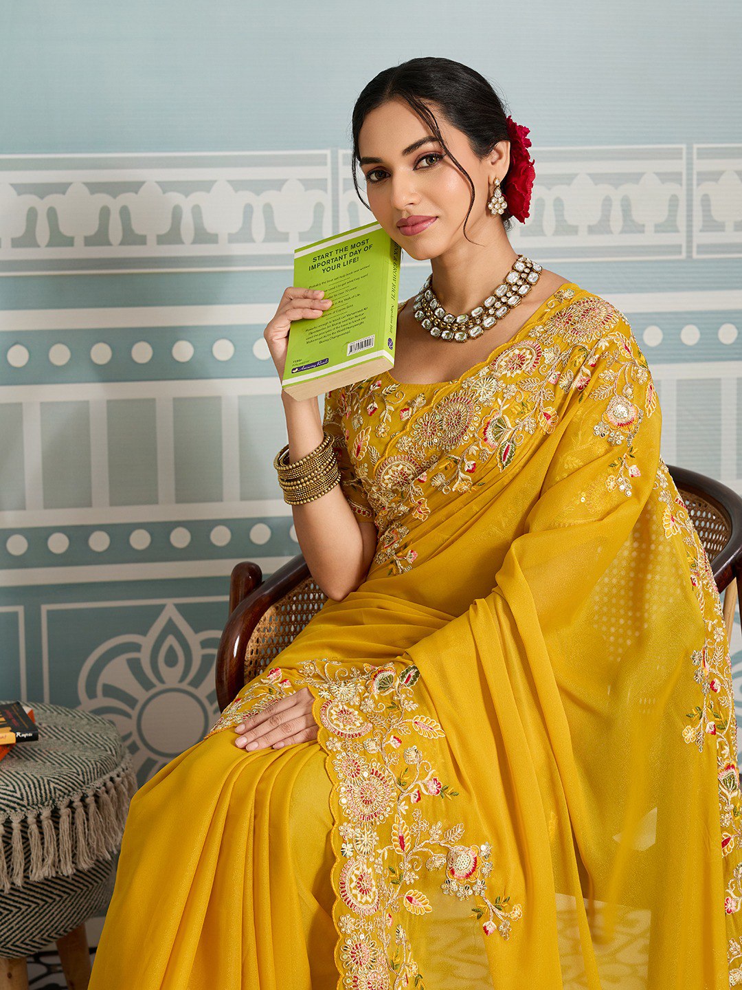 Party Wear Soft Georgette Saree