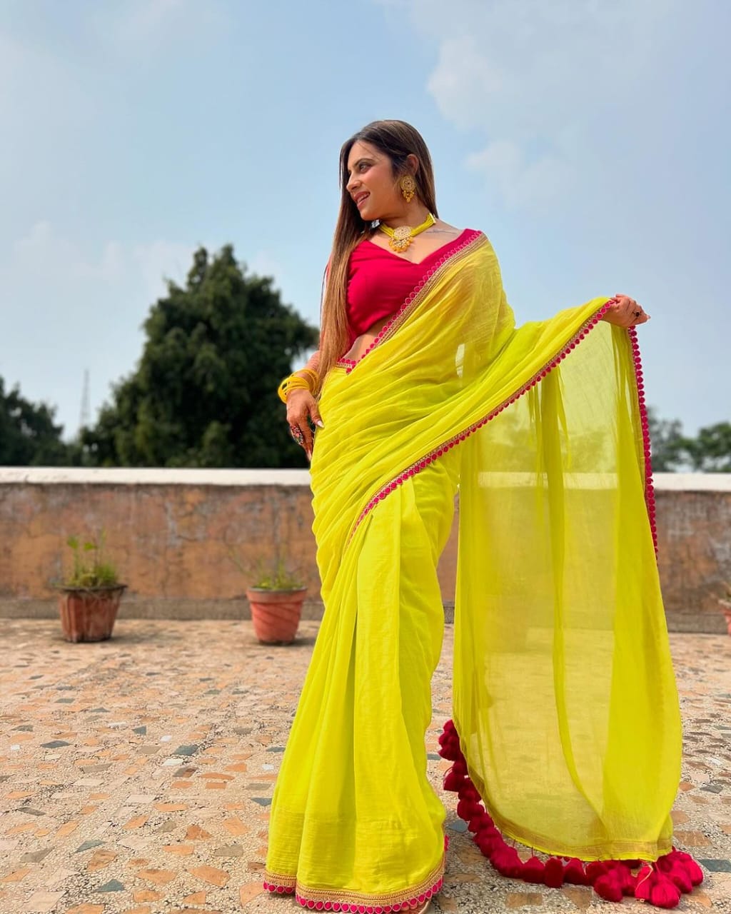 Pure Georgette Saree