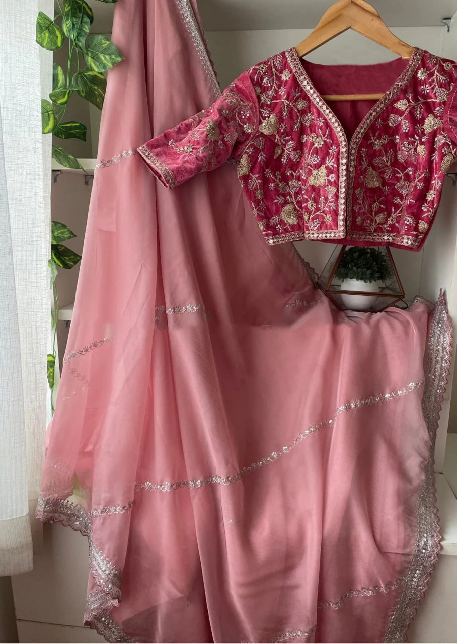Organza Khadi Saree