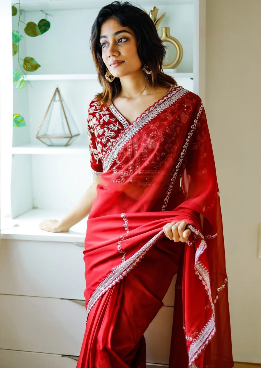 Organza Khadi Saree
