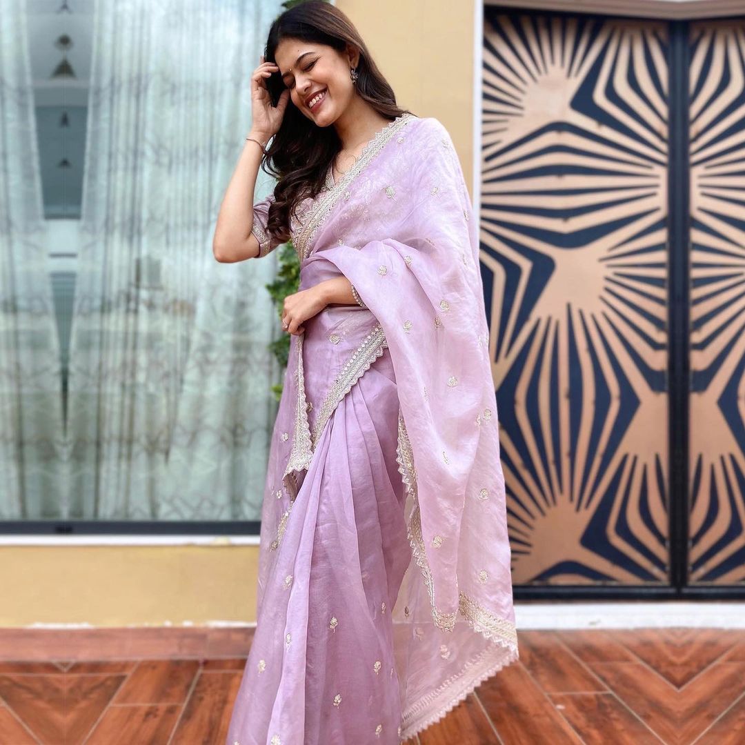 Organza Khadi Saree