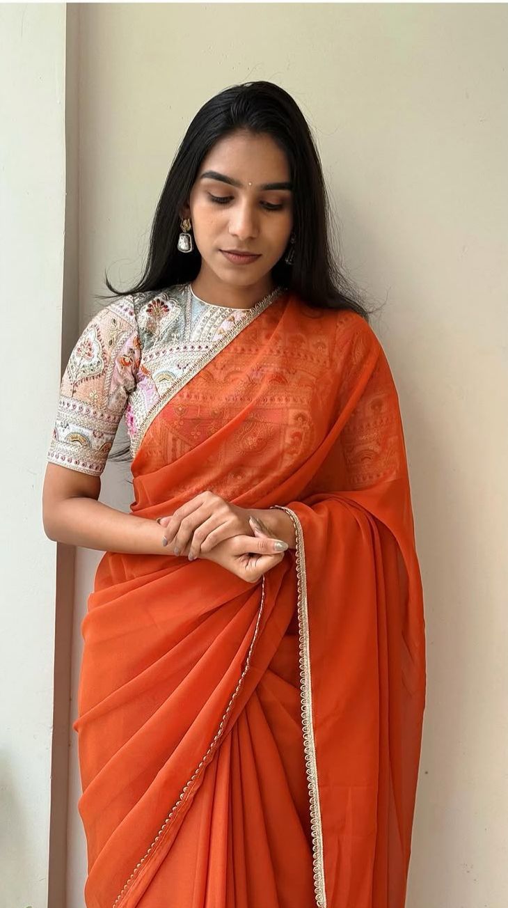 Smooth Georgette Saree