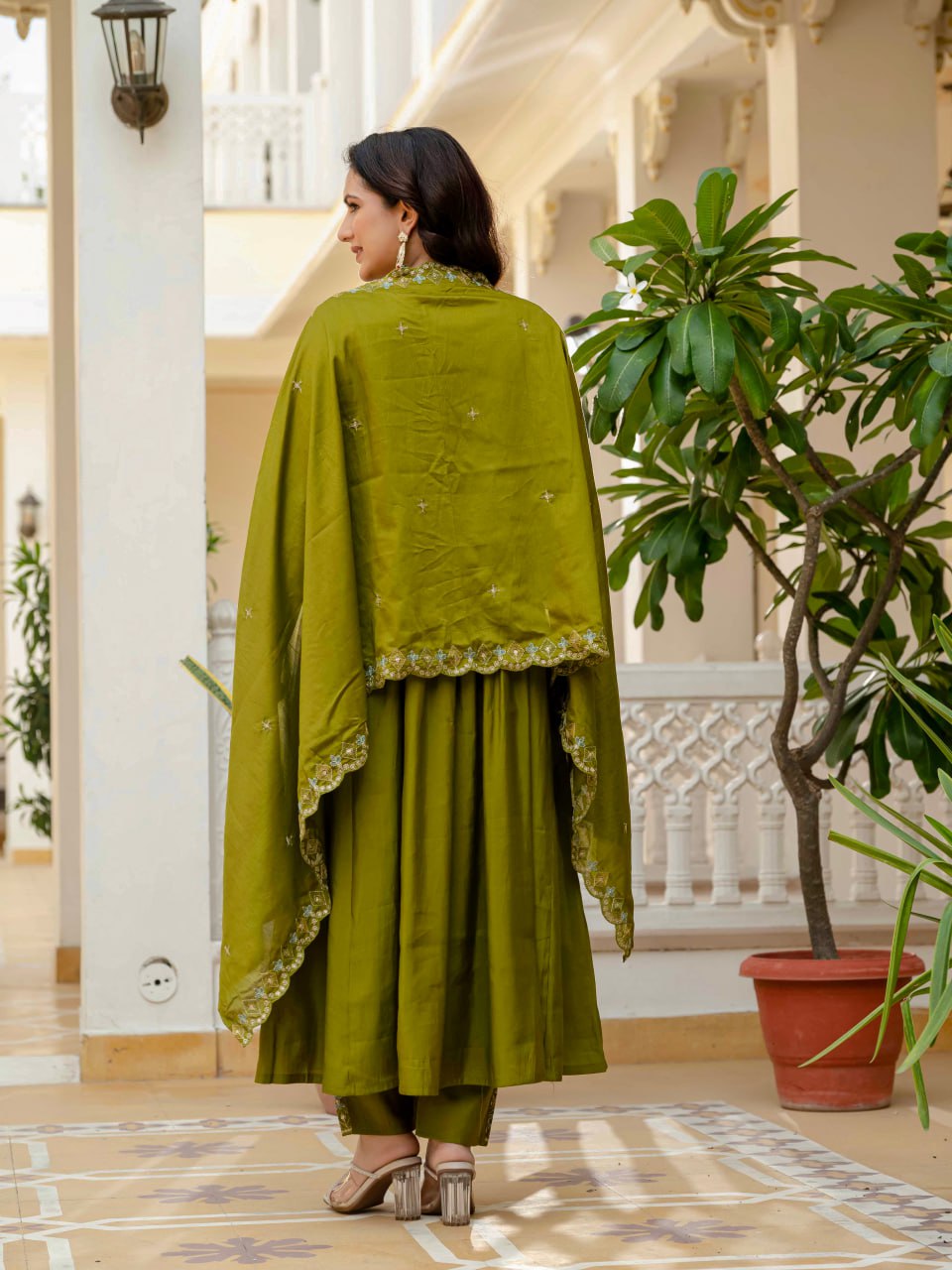 Anarkali Kurta Set (Stitched)