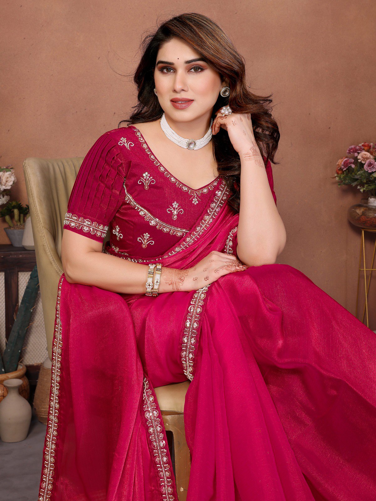 Soft Chiffon Saree