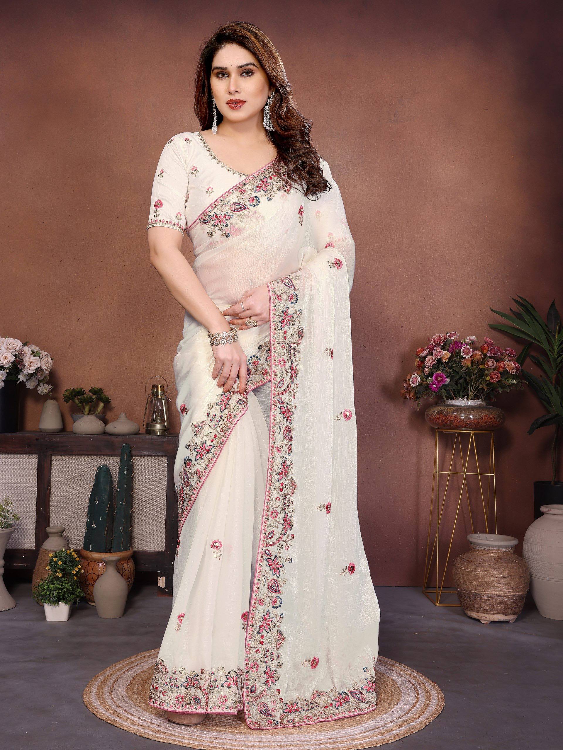 Premium Soft Chiffon Saree