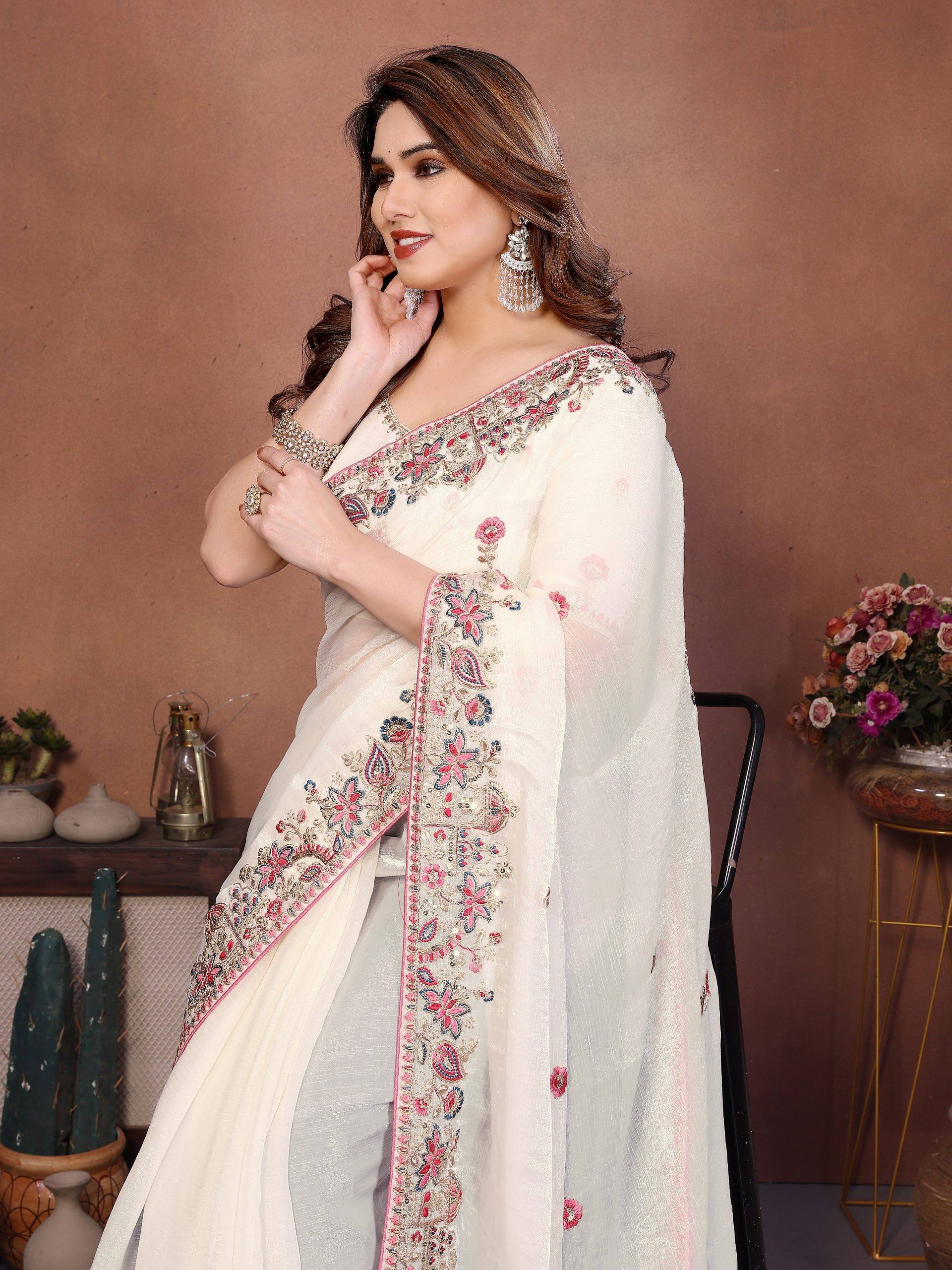 Premium Soft Chiffon Saree