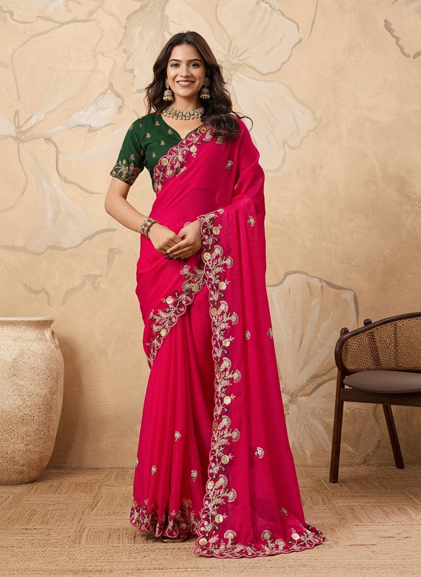 Premium Soft Chiffon Saree