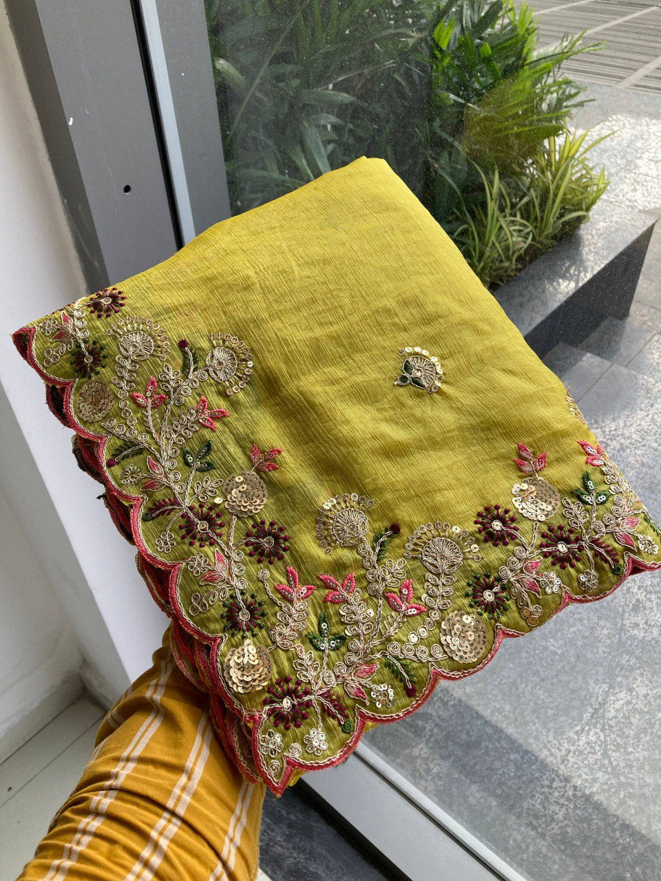 Party wear Soft Chiffon Saree