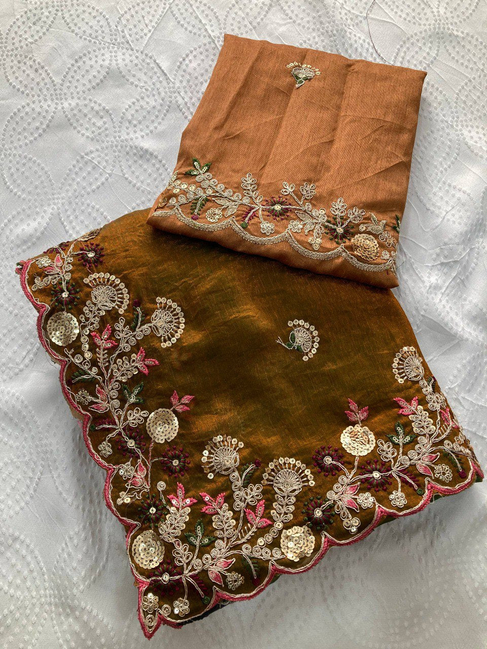 Party wear Soft Chiffon Saree