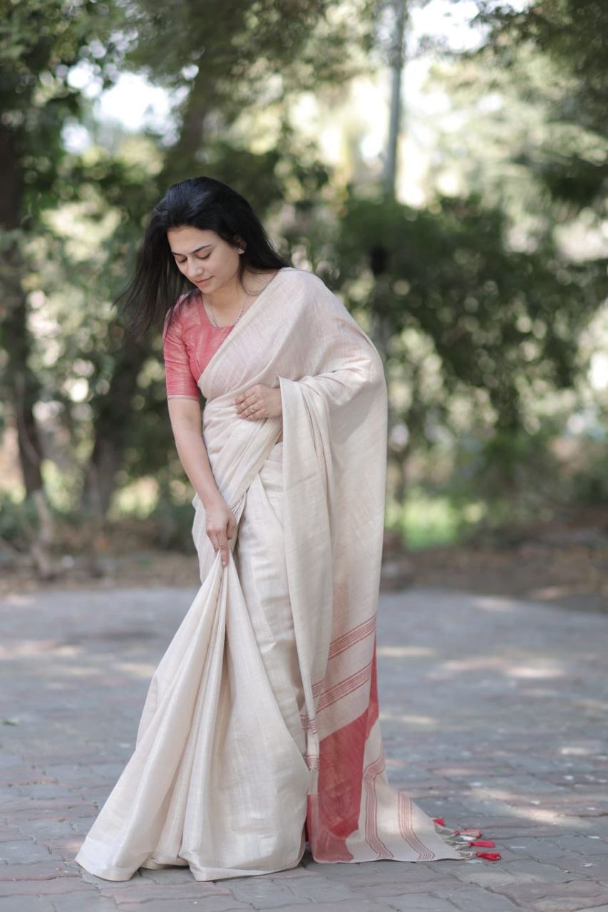 Maysore Linen Silk Saree